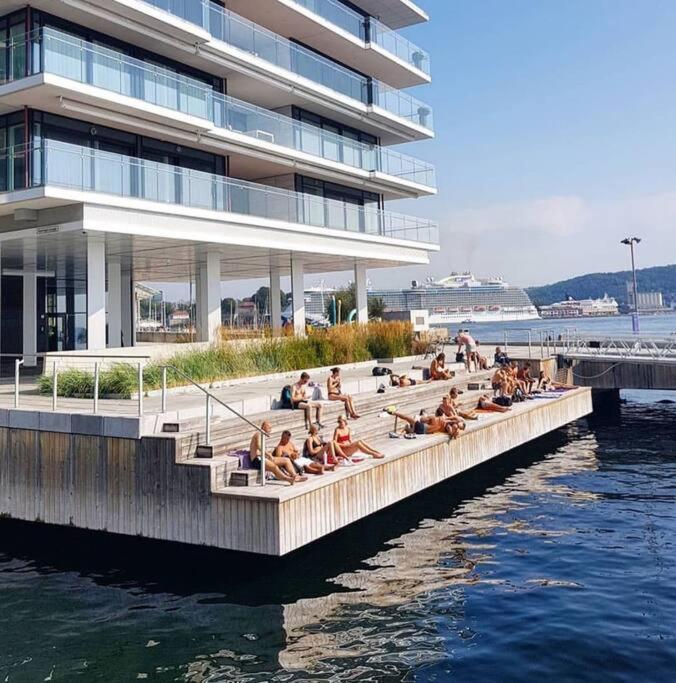 Apartamento Tjuvholmen / Aker Brygge - Most Expensive Area In Oslo! Exterior foto